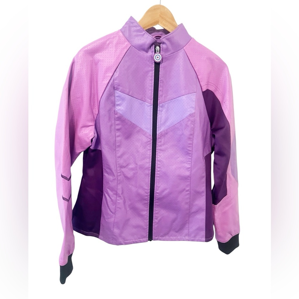 Disney Her Universe Marvel Hawkeye Kate Bishop Purple Track Jacket‎ Large